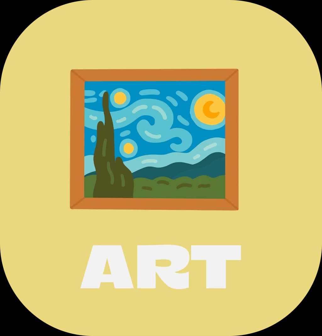 Art theme card