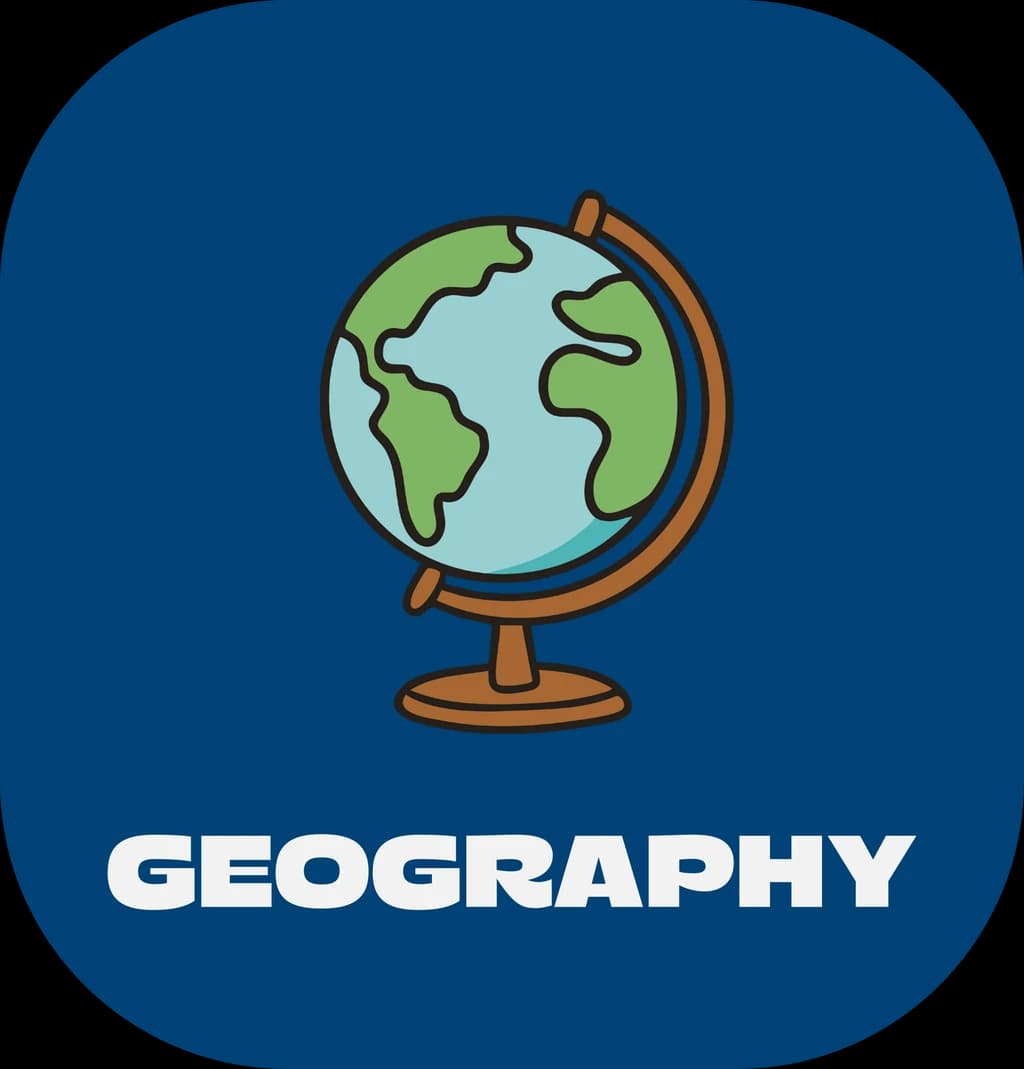 Geography theme card